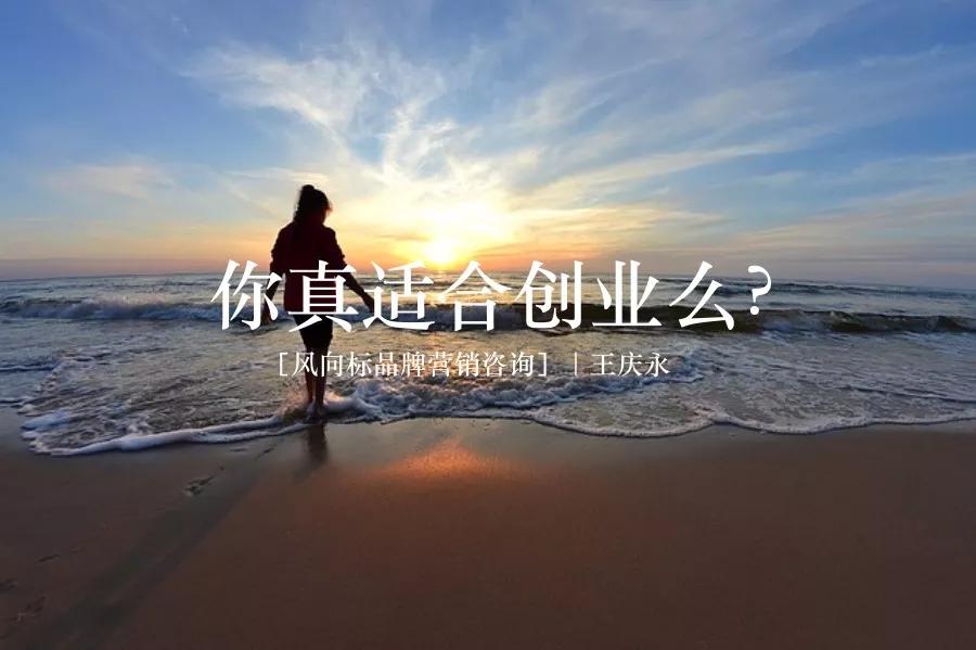 王庆永：你真的适合创业吗？【风向标品牌营销策划】